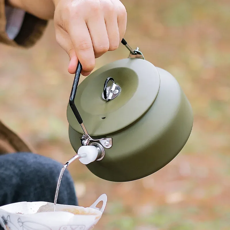 1L Portable Camping Kettle with Handle Portable Whistling Teapot 304 Stainless Steel for Outdoor Travel Camping Cooking
1L Portable Camping Kettle with Handle Portable Whistling Teapot 304 Stainless Steel for Outdoor Travel Camping Cooking