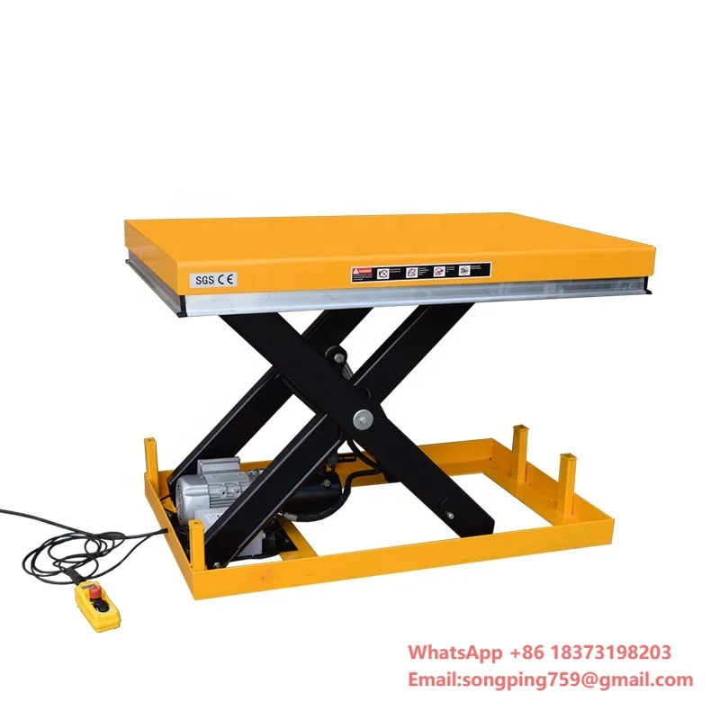 4T 1.3M Factory Price Scissor Lift Table Remote Control Hydraulic Electric Lifting Platform
4T 1.3M Factory Price Scissor Lift Table Remote Control Hydraulic Electric Lifting Platform
