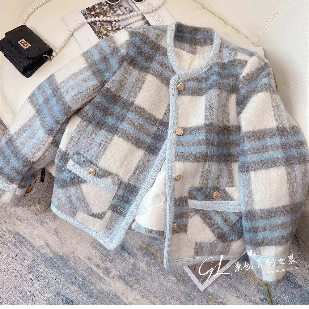 Tweed Jacket Embellished Button Women Womens Winter Velvet Thicker Puffy Artistic Double-Breasted Tassels Ruffles Cinching Gift
Tweed Jacket Embellished Button Women Womens Winter Velvet Thicker Puffy Artistic Double-Breasted Tassels Ruffles Cinching Gift