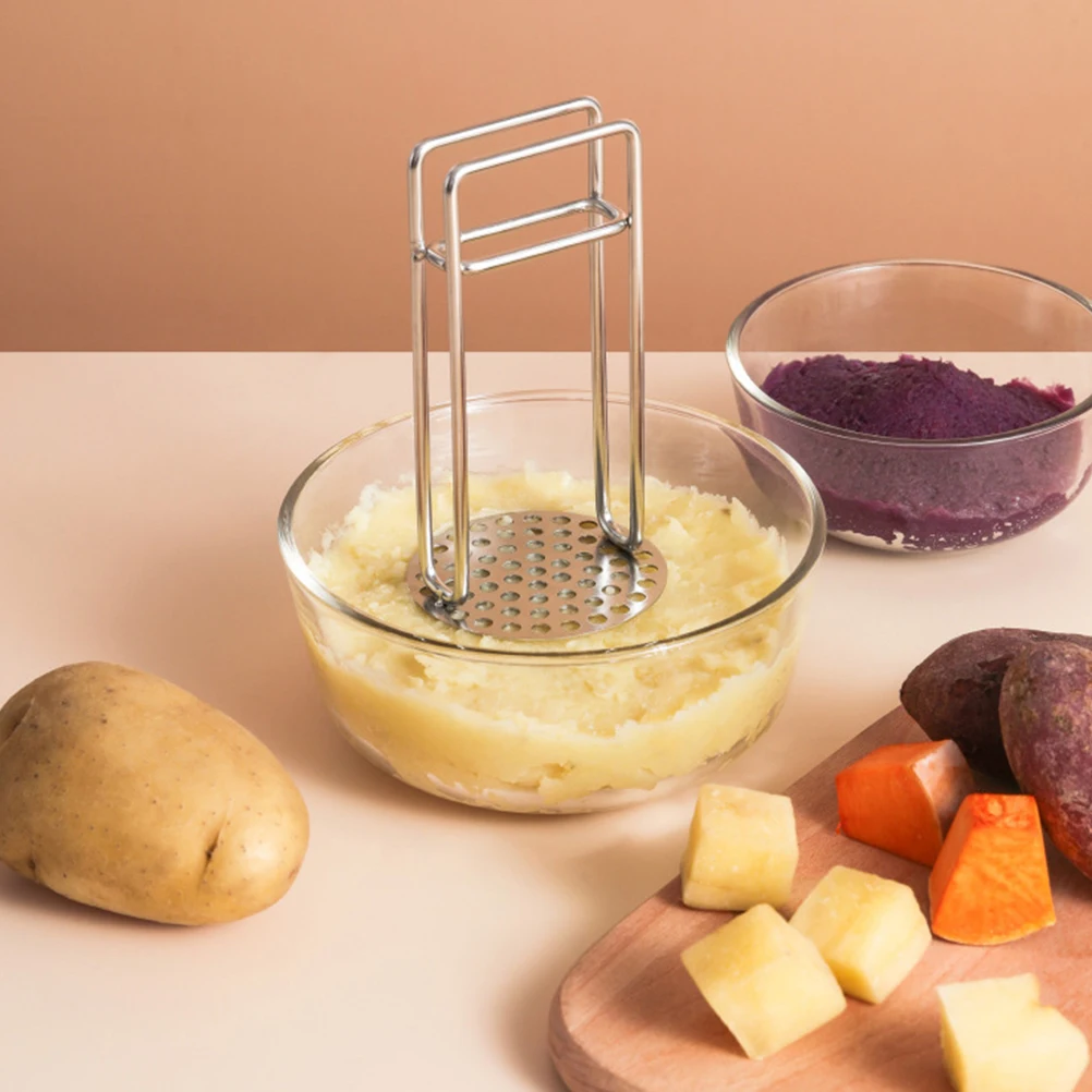 Potato Masher Vegetable Mashers Stainless Steel Kitchen Tool Hand Held Potato Presser Pumpkin Ricer Food Safe Easy Clean Fine
Potato Masher Vegetable Mashers Stainless Steel Kitchen Tool Hand Held Potato Presser Pumpkin Ricer Food Safe Easy Clean Fine
