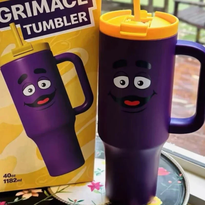 Hot Large Capacity Mc Grimace Thermal Stainless Steel Insulated Keeps Drinks Cold Or Hot With Strap And Handle Peripheral Gift
Hot Large Capacity Mc Grimace Thermal Stainless Steel Insulated Keeps Drinks Cold Or Hot With Strap And Handle Peripheral Gift