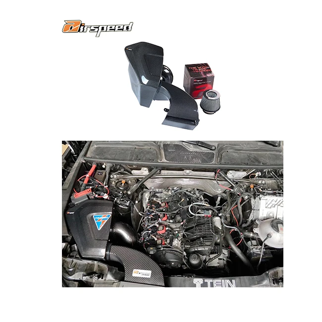 Airspeed Original Design Style 100% Dry Carbon Fiber Cold Air Intake System for AUDI Q5 B9 2.0T 2018-UP
Airspeed Original Design Style 100% Dry Carbon Fiber Cold Air Intake System for AUDI Q5 B9 2.0T 2018-UP