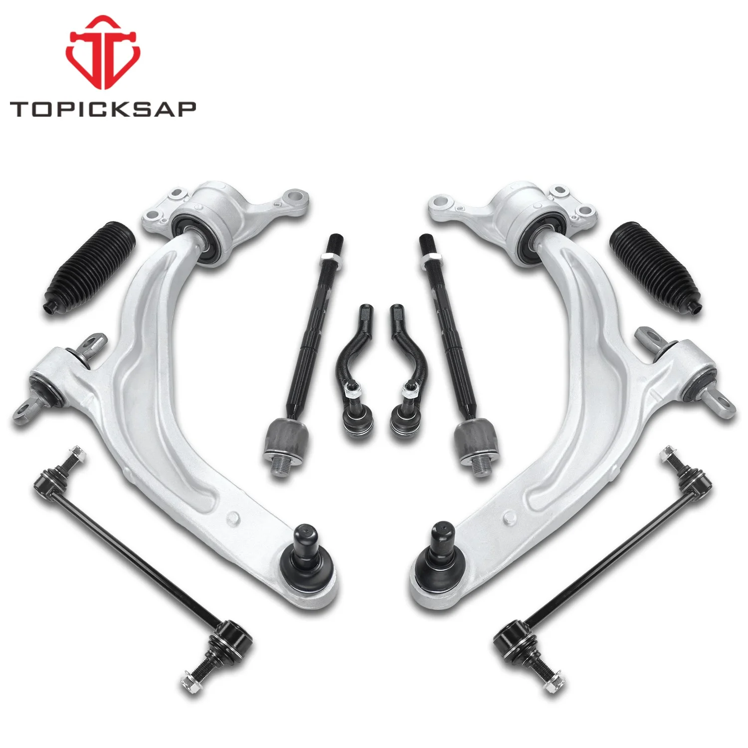 TOPICKSAP 10Pcs Frt Low Ctrl Arm Ball Jnt Sway Link Tie Rod Boot for Chrysler Pacifica 17-25 Voyager 20-25 Grand Caravan 22-25
TOPICKSAP 10Pcs Frt Low Ctrl Arm Ball Jnt Sway Link Tie Rod Boot for Chrysler Pacifica 17-25 Voyager 20-25 Grand Caravan 22-25