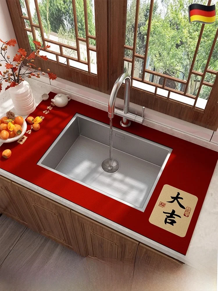 Впитывающий коврик для кухонной раковины, красный праздничный коврик Qui Dry, влагостойкий, устойчивый к плесени, для домашнего использования, новинка 2025 года, модель сливного коврика
Впитывающий коврик для кухонной раковины, красный праздничный коврик Qui Dry, влагостойкий, устойчивый к плесени, для домашнего использования, новинка 2025 года, модель сливного коврика