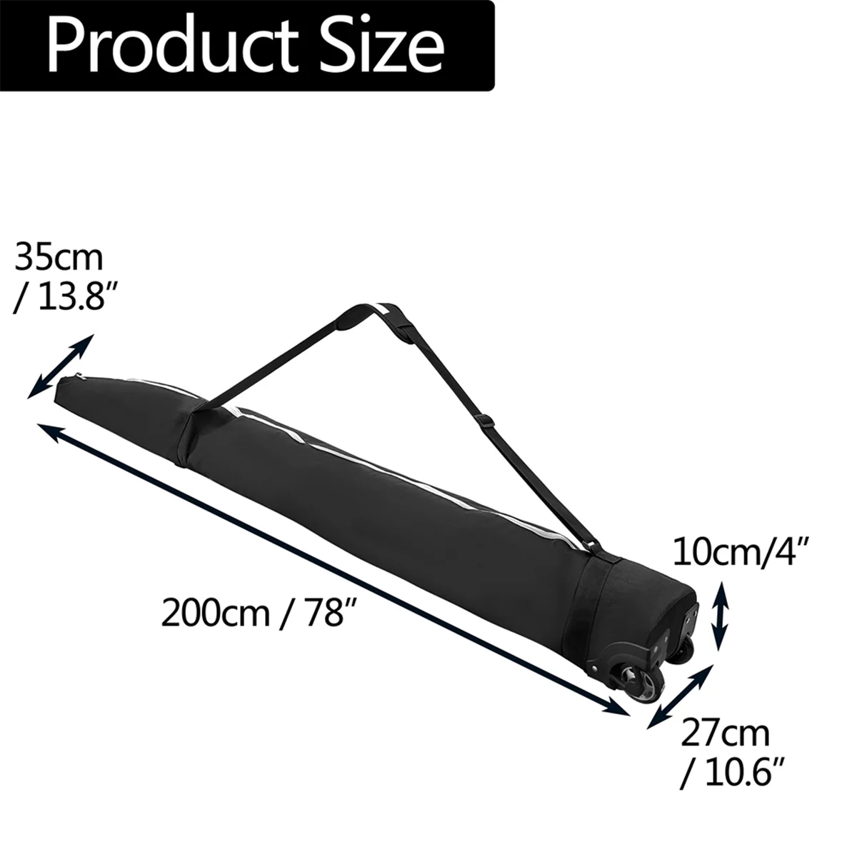A50P-Waterproof Snowboard Bag with Wheel Ski Equipment Storage Bag for Outdoor Skiing
A50P-Waterproof Snowboard Bag with Wheel Ski Equipment Storage Bag for Outdoor Skiing