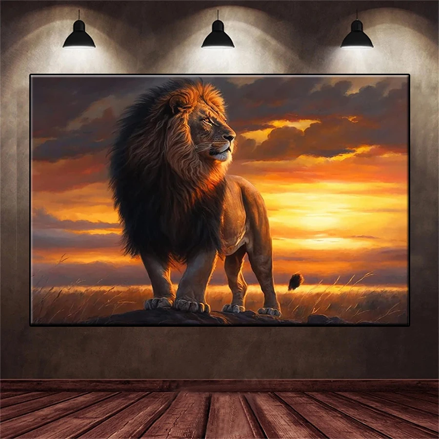 5D DIY Diamond Painting Kit New Sunset Plains Animal Lion Art Cross Stitch Diy Diamond Embroidery Picture Mosaic Art
5D DIY Diamond Painting Kit New Sunset Plains Animal Lion Art Cross Stitch Diy Diamond Embroidery Picture Mosaic Art