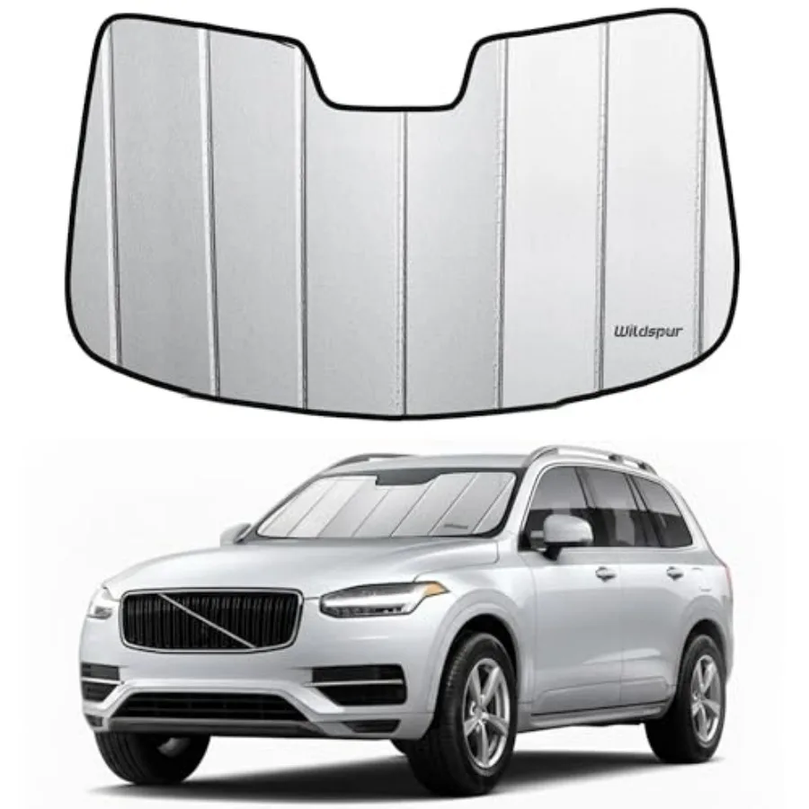 Custom Fit 2016-2026 XC90 Windshield Sun Shade for Volvo XC90 6-Layer Triple Laminate Core, Black, UV-Blocking Front Window Sha
Custom Fit 2016-2026 XC90 Windshield Sun Shade for Volvo XC90 6-Layer Triple Laminate Core, Black, UV-Blocking Front Window Sha