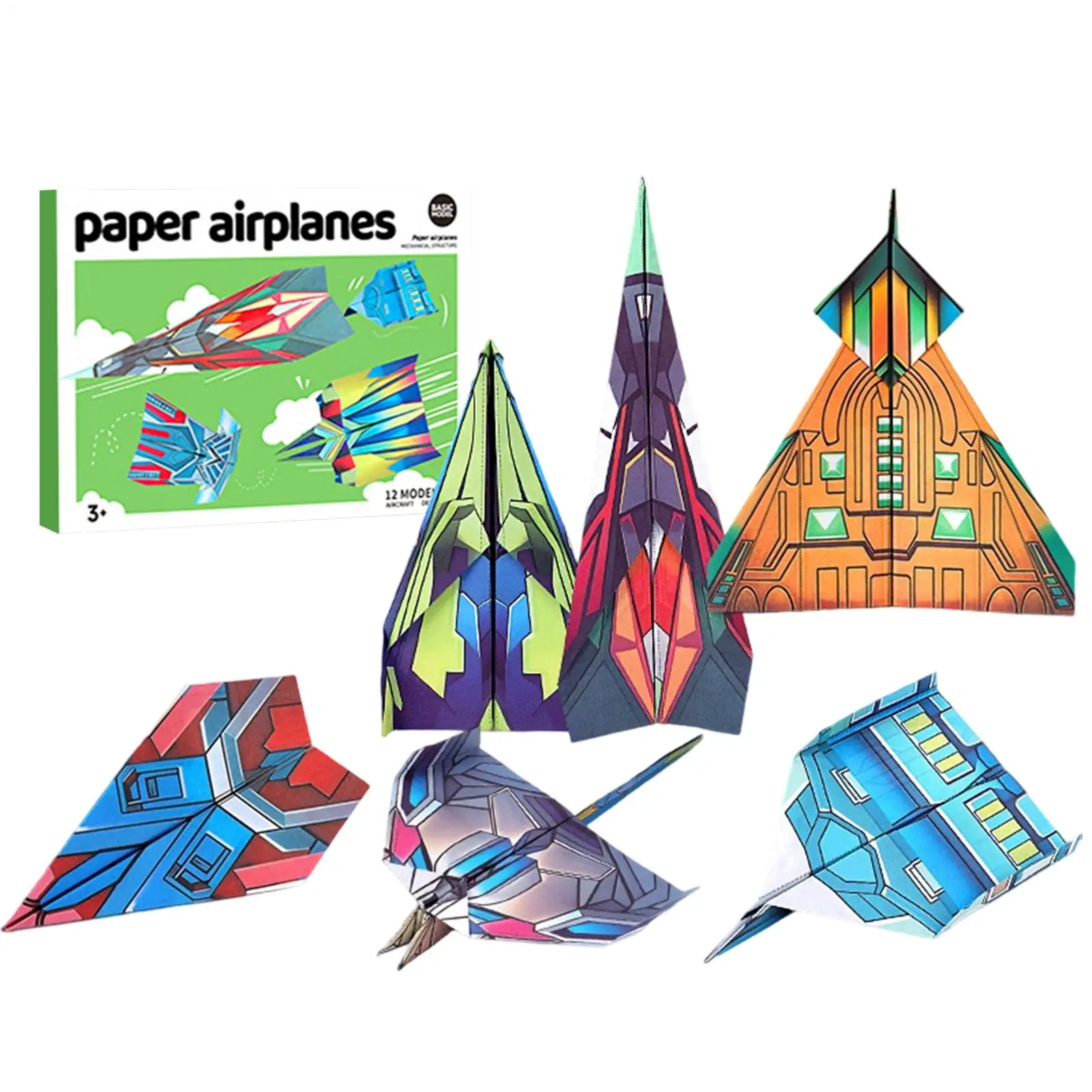 Бумажный самолет, красочные игрушки с 12 узорами, креативный самолет, бумажные книги для занятий для подростков, образовательные мероприятия, рождественский подарок
Бумажный самолет, красочные игрушки с 12 узорами, креативный самолет, бумажные книги для занятий для подростков, образовательные мероприятия, рождественский подарок