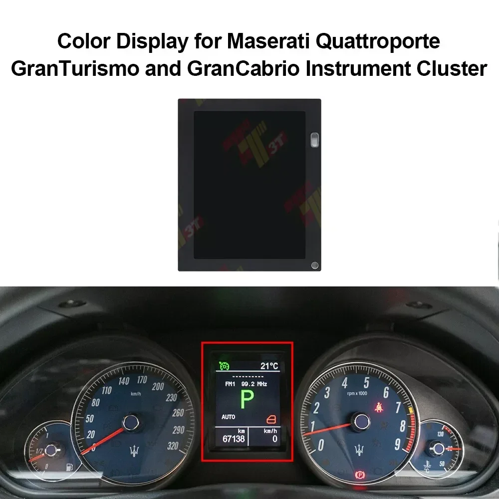 ЖК-дисплей для прибора Maserati Quattroporte, GranTurismo, GranCabrio 2007–14, OEM 249709 243146 250885 269131 269749
ЖК-дисплей для прибора Maserati Quattroporte, GranTurismo, GranCabrio 2007–14, OEM 249709 243146 250885 269131 269749