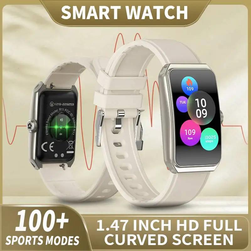 LIGE Women's Health Smart Watch 1.47" Curved Screen Blood Oxygen Monitor Fitness Bracelet Sport Bluetooth Call Smartwatch Women
LIGE Women's Health Smart Watch 1.47" Curved Screen Blood Oxygen Monitor Fitness Bracelet Sport Bluetooth Call Smartwatch Women
