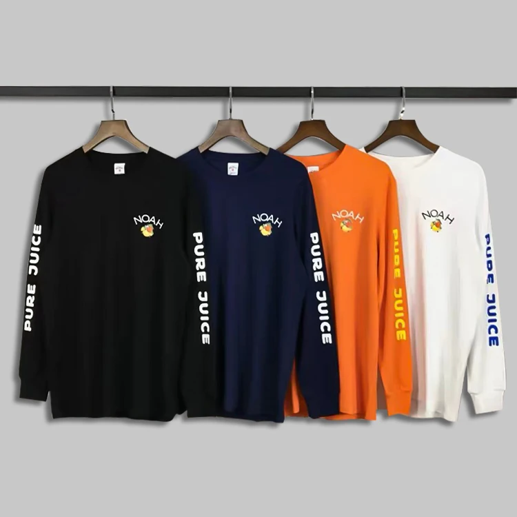 Defans Noah Pure Juice Long Sleeve round Neck T-Shirt Men's Fruit Logo Couple's Trendy Brand Loose Fit Youthful Creative Print
Defans Noah Pure Juice Long Sleeve round Neck T-Shirt Men's Fruit Logo Couple's Trendy Brand Loose Fit Youthful Creative Print