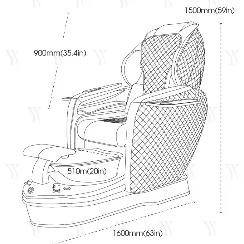Latest Spa Pedicure Chair With Back Knead Massage Whirlpool Pedicure Bowl Chair Ceramic Basin Beauty Salon Furniture
Latest Spa Pedicure Chair With Back Knead Massage Whirlpool Pedicure Bowl Chair Ceramic Basin Beauty Salon Furniture
