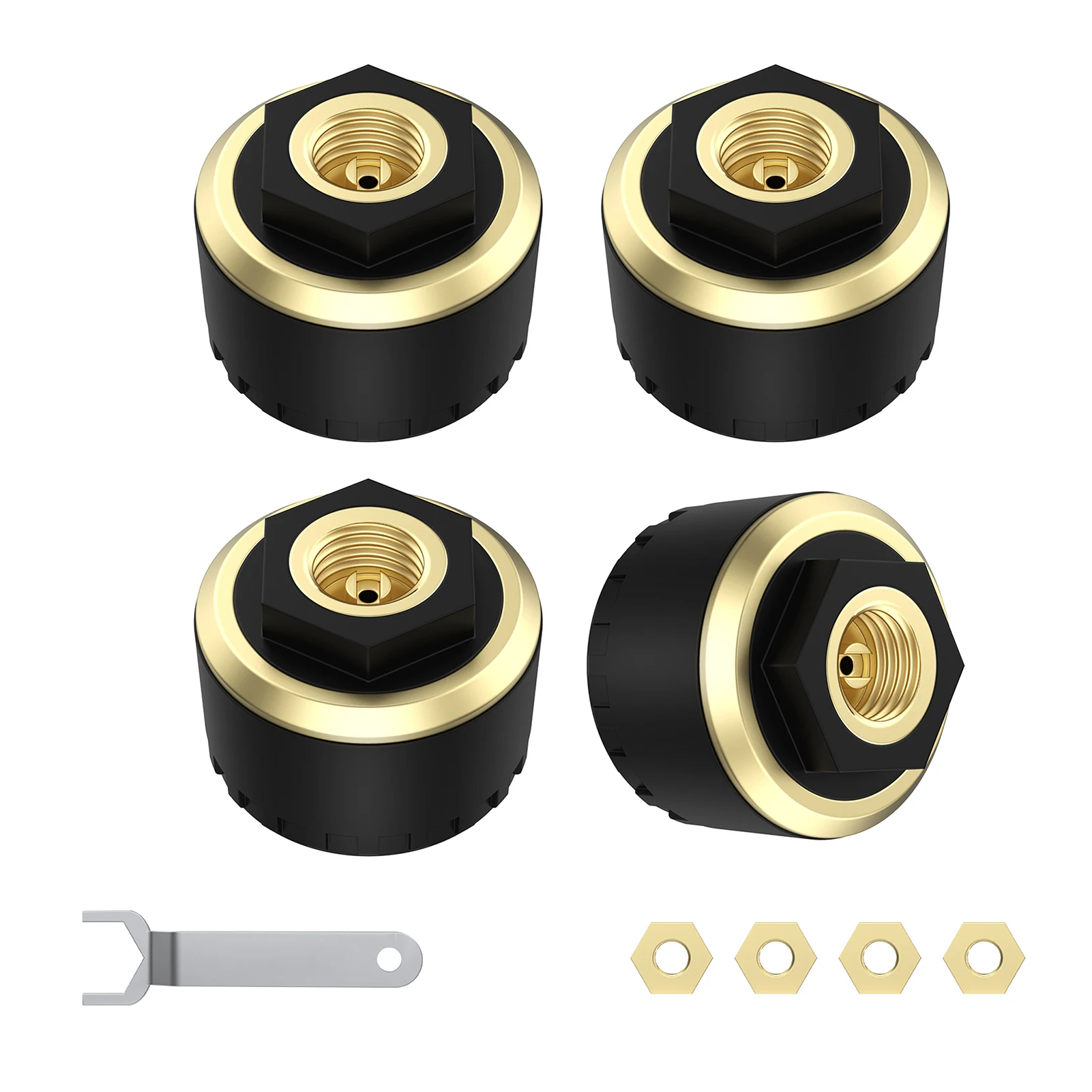 Tire Pressure Monitoring System Waterproof Car Tyre Alarm BT 5.0 Wireless Transmission Real-time Pressure and Temperature
Tire Pressure Monitoring System Waterproof Car Tyre Alarm BT 5.0 Wireless Transmission Real-time Pressure and Temperature