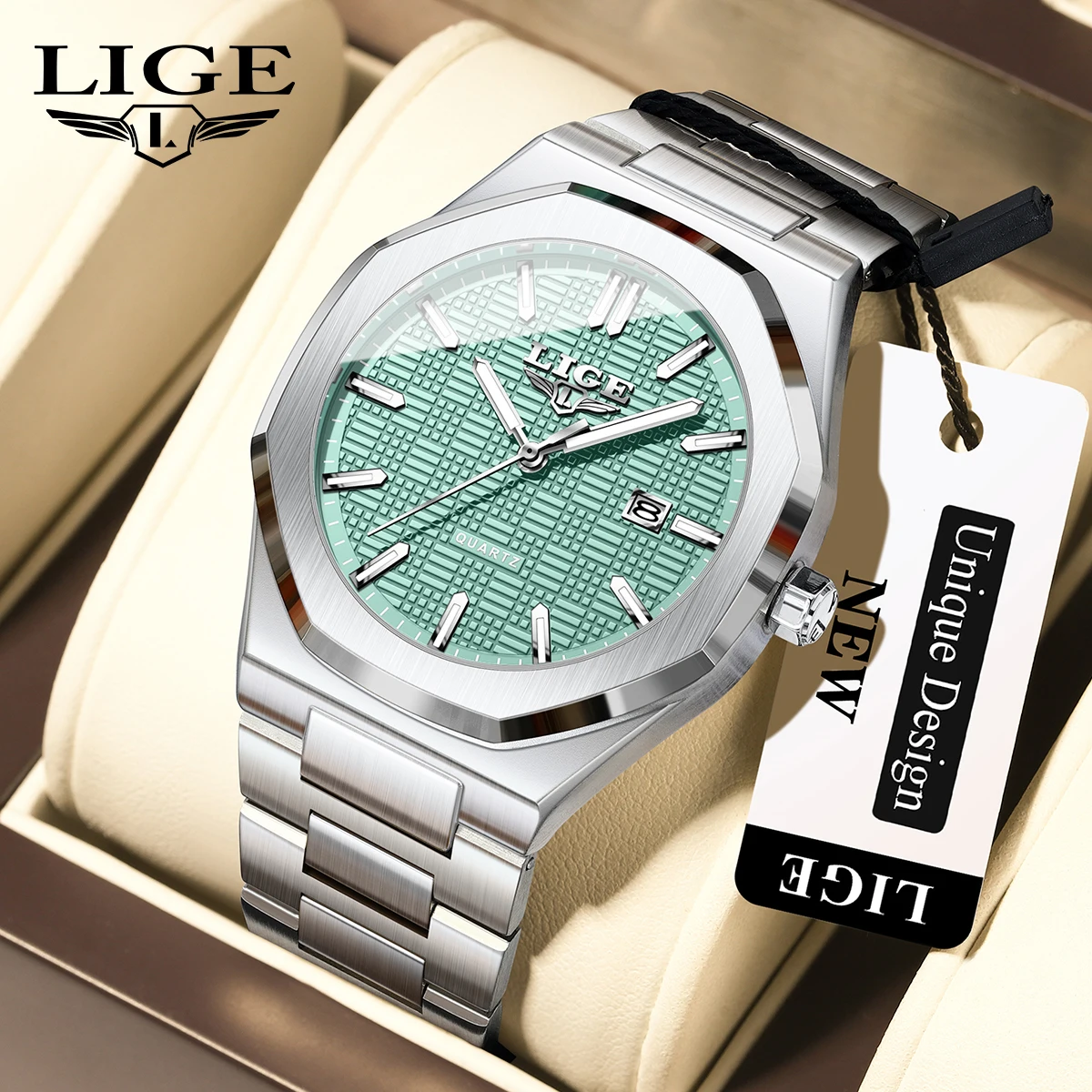 LIGE Hot Best Seller Quartz Wristwatches for Men Simple Fashion Waterproof Men's Watches Original Steel Strap Man Watch Luminous
LIGE Hot Best Seller Quartz Wristwatches for Men Simple Fashion Waterproof Men's Watches Original Steel Strap Man Watch Luminous