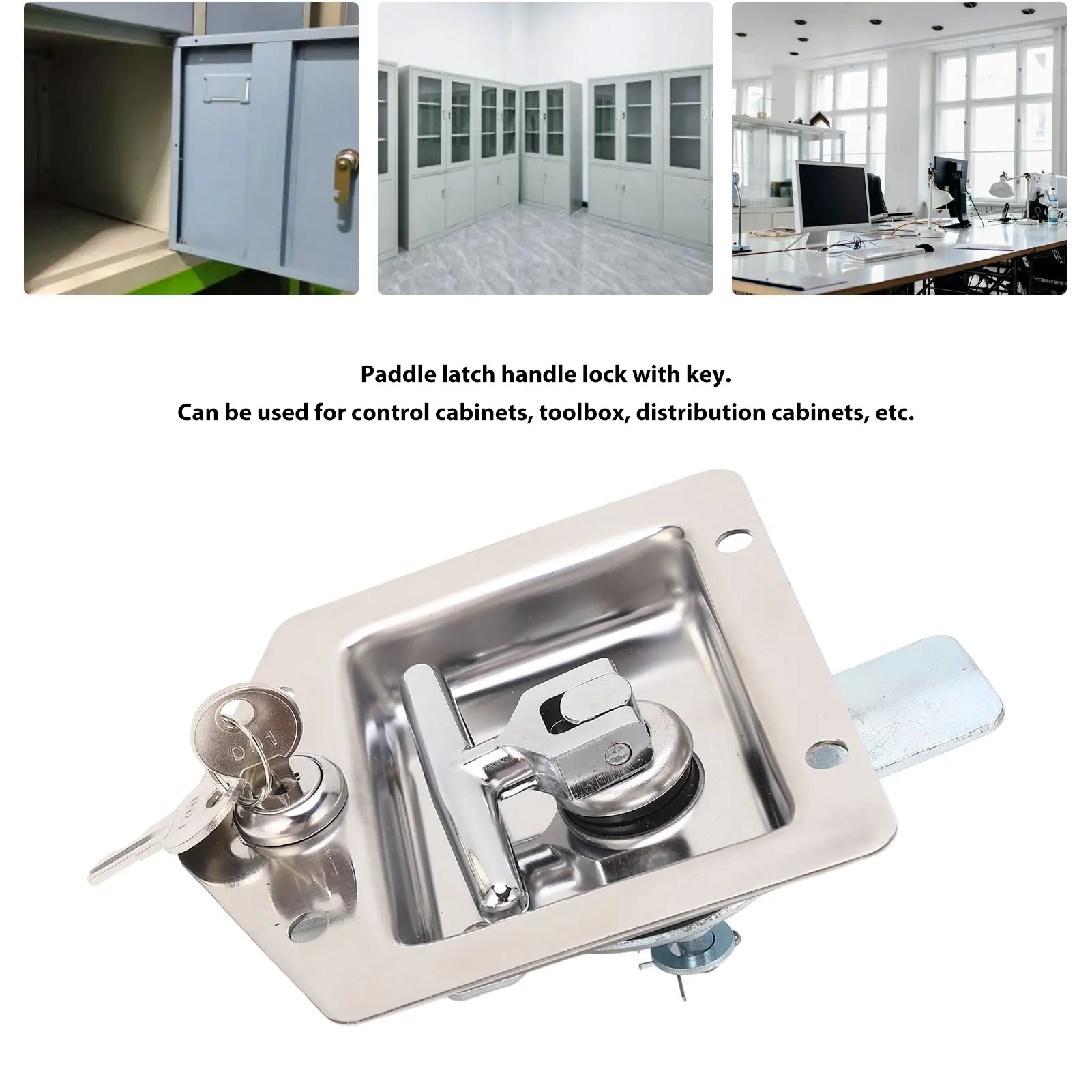 Flush Mount Lock Stainless Steel T Shaped Handle Lock with Key for Car Door Cabinet Flush Mount Paddle Handle Lock
Flush Mount Lock Stainless Steel T Shaped Handle Lock with Key for Car Door Cabinet Flush Mount Paddle Handle Lock