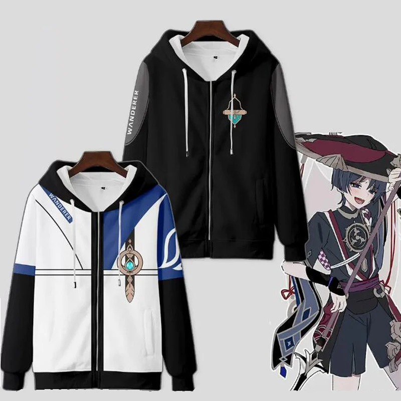 Anime Genshin Impact Kunikuzushi Balladeer Wanderer Scaramouche Cosplay Costume Unisex 3D Hoodie Sweatshirt Zipper Hooded Jacket
Anime Genshin Impact Kunikuzushi Balladeer Wanderer Scaramouche Cosplay Costume Unisex 3D Hoodie Sweatshirt Zipper Hooded Jacket