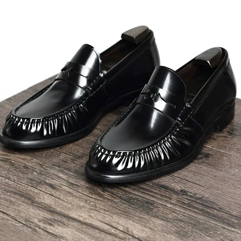 New Top-layer Cowhide Wrinkle Resistant Square-toe Business Casual Leather Shoes Men's Dress Loafers Driving Shoes
New Top-layer Cowhide Wrinkle Resistant Square-toe Business Casual Leather Shoes Men's Dress Loafers Driving Shoes