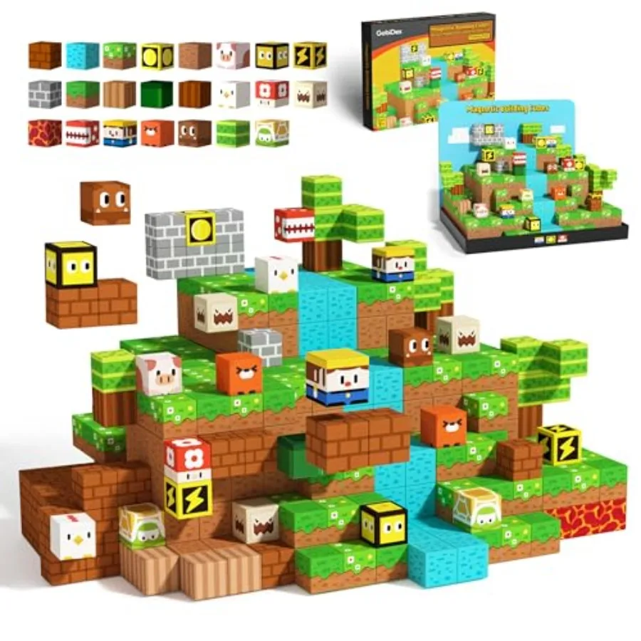 Magnetic Blocks Building Toys for Boys Girls 3+, Game-Based Build MagWonder with Magnet Construction Toys, Upgraded STEM Sensor
Magnetic Blocks Building Toys for Boys Girls 3+, Game-Based Build MagWonder with Magnet Construction Toys, Upgraded STEM Sensor
