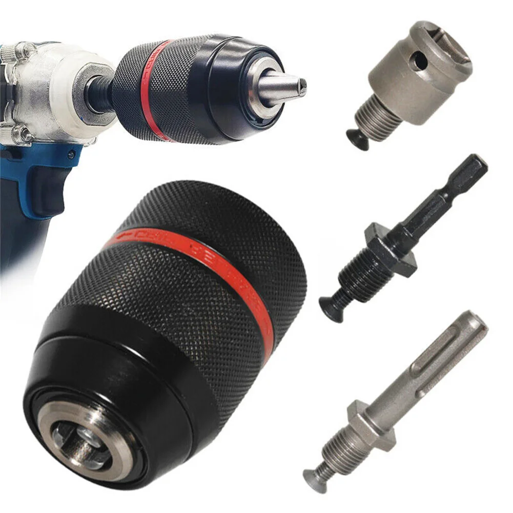 Impact Drill Adapter 4Pcs Drill Bit Adapter For Impact Driver Converter Shank Keyless Drill Chuck Adapter 1/2-20UNF 1.5-13mm
Impact Drill Adapter 4Pcs Drill Bit Adapter For Impact Driver Converter Shank Keyless Drill Chuck Adapter 1/2-20UNF 1.5-13mm