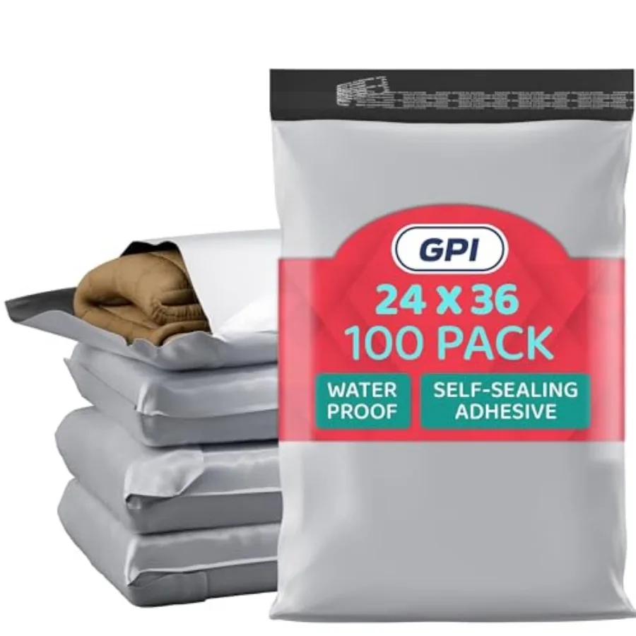 3 Etra-Large Poly Mailer Envelopes - Count, Self Seal White Plastic Mailing Bags with Adhesive Strip, 2.5 Mil Thick, Waterprrof
3 Etra-Large Poly Mailer Envelopes - Count, Self Seal White Plastic Mailing Bags with Adhesive Strip, 2.5 Mil Thick, Waterprrof
