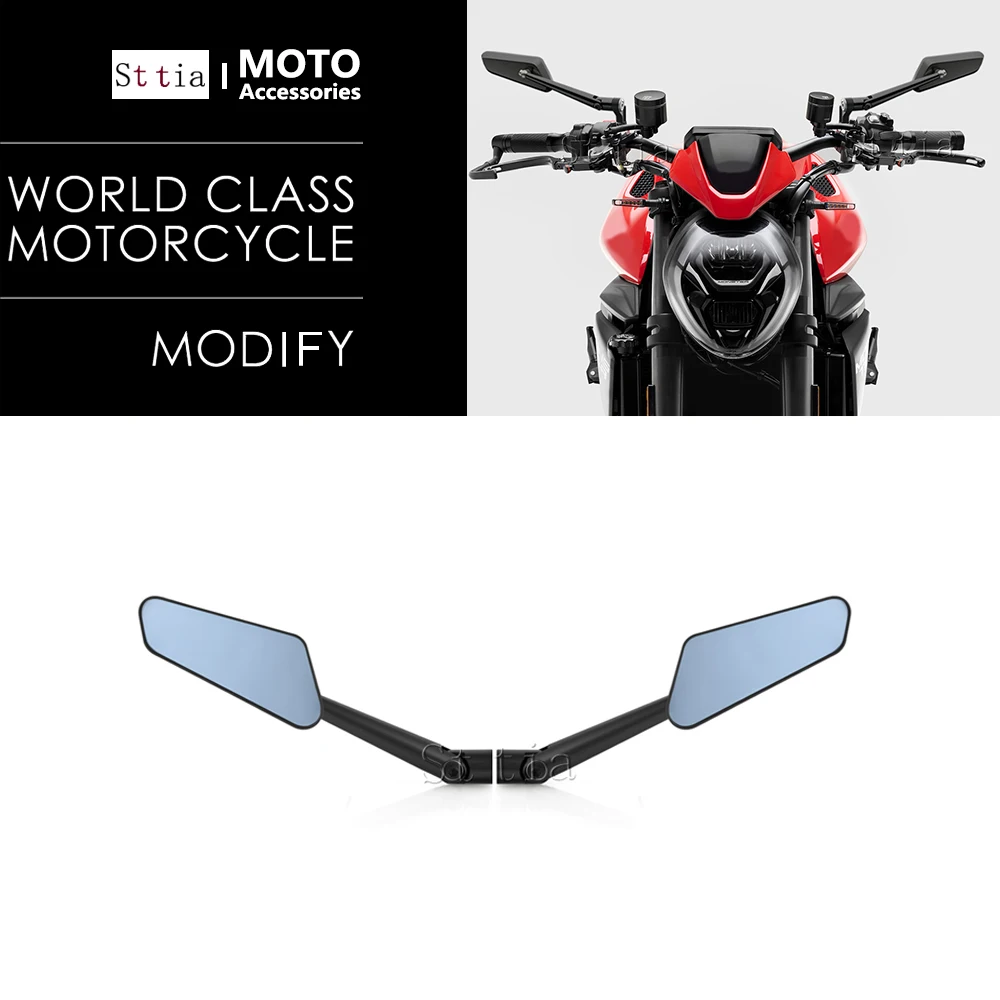 For Ducati MONSTER 890+ MONSTER890 New Monster 890 2026 Motorcycle Rearview Mirror Side Mirror Kit Adjustable Winglets
For Ducati MONSTER 890+ MONSTER890 New Monster 890 2026 Motorcycle Rearview Mirror Side Mirror Kit Adjustable Winglets