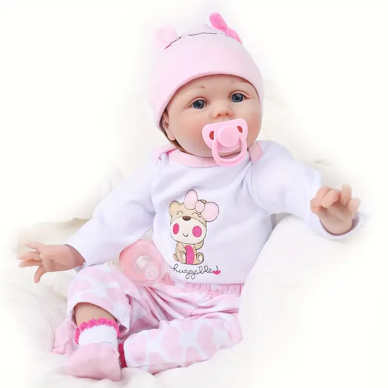 New 20 inch cloth body vinyl reborn girl doll, handcrafted soft newborn doll, exquisite and cute children's gift
New 20 inch cloth body vinyl reborn girl doll, handcrafted soft newborn doll, exquisite and cute children's gift