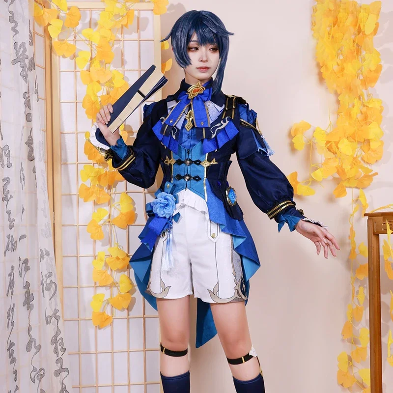 Bamboo Rain Genshin Impact Xingqiu Cosplay Costume Carnival Uniform Anime Halloween Party Masquerade Women Game Character Ou # 1
Bamboo Rain Genshin Impact Xingqiu Cosplay Costume Carnival Uniform Anime Halloween Party Masquerade Women Game Character Ou # 1