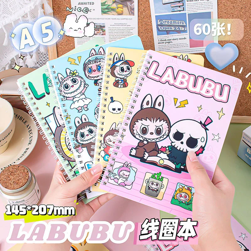 Labubu Notebook A5 Coil Notebook Ins Student Cartoon Cute Thick Durable Horizontal Line Notebook Homework Office School Supplies
Labubu Notebook A5 Coil Notebook Ins Student Cartoon Cute Thick Durable Horizontal Line Notebook Homework Office School Supplies