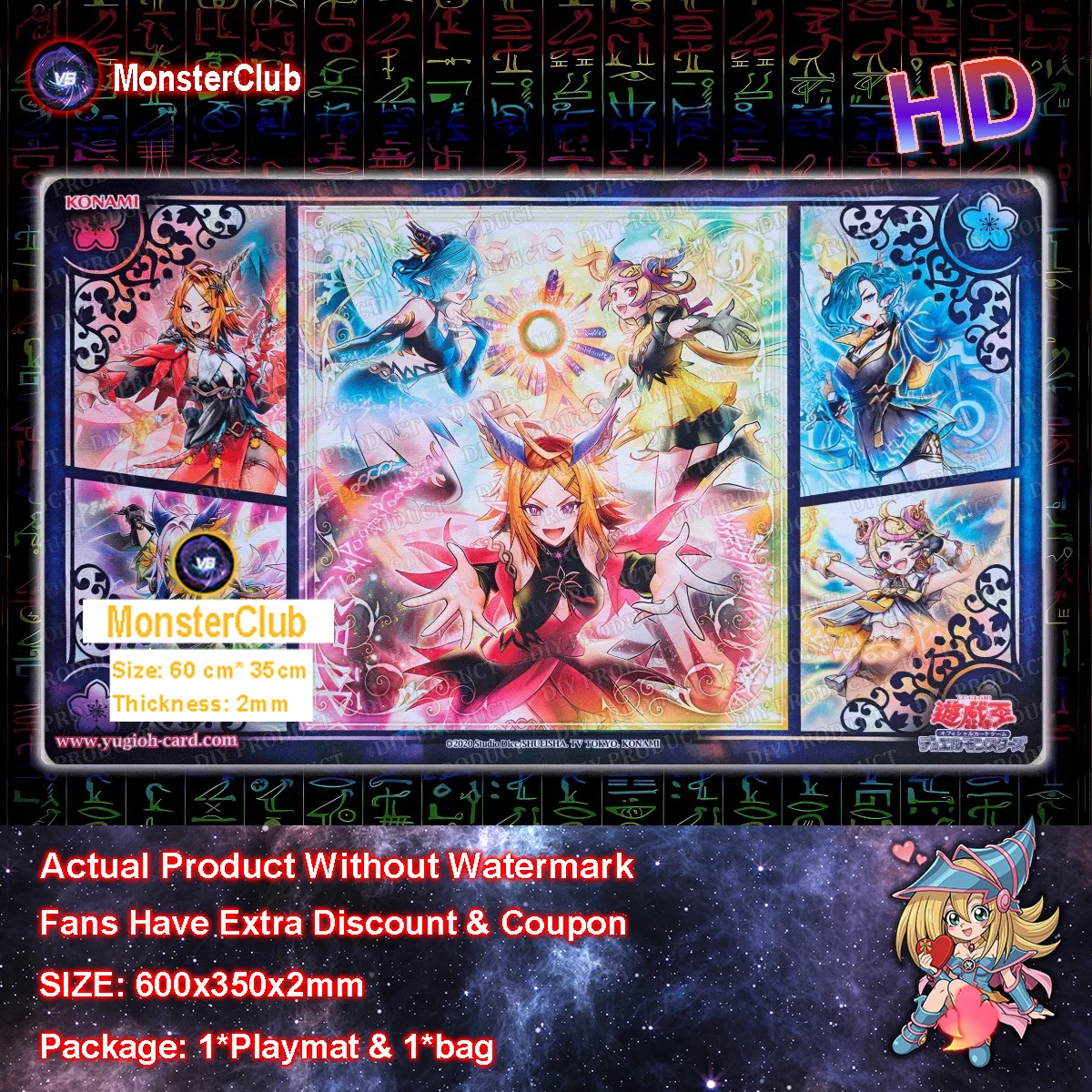 YuGiOh Playmat June Pride - Elfnotes TCG Tinia Mat Fortuna CCG Pad Elfnote Lucina-VN Trading Card Game Mat Mouse Pad 600x350x2mm
YuGiOh Playmat June Pride - Elfnotes TCG Tinia Mat Fortuna CCG Pad Elfnote Lucina-VN Trading Card Game Mat Mouse Pad 600x350x2mm