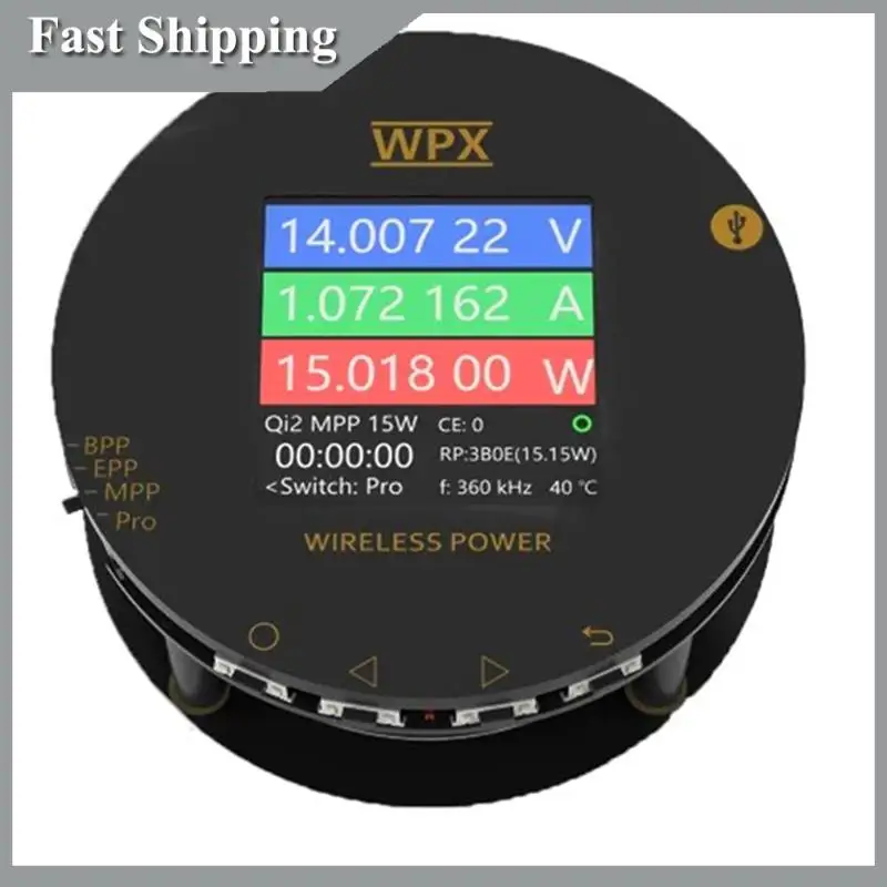 A91P Multi Functional Qi2 Tester 15W Fast Charging Wireless Charging Debugger Repair Wireless Charging Tester Wireless Power Tes
A91P Multi Functional Qi2 Tester 15W Fast Charging Wireless Charging Debugger Repair Wireless Charging Tester Wireless Power Tes