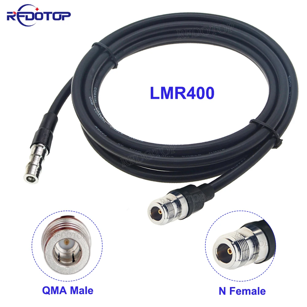 LMR-400 N Female Jack to QMA Male Plug Connector QMA to N Adapter 50-7 50 Ohm Low Loss LMR400 Cable RF Coaxial Jumper 15CM-30M
LMR-400 N Female Jack to QMA Male Plug Connector QMA to N Adapter 50-7 50 Ohm Low Loss LMR400 Cable RF Coaxial Jumper 15CM-30M