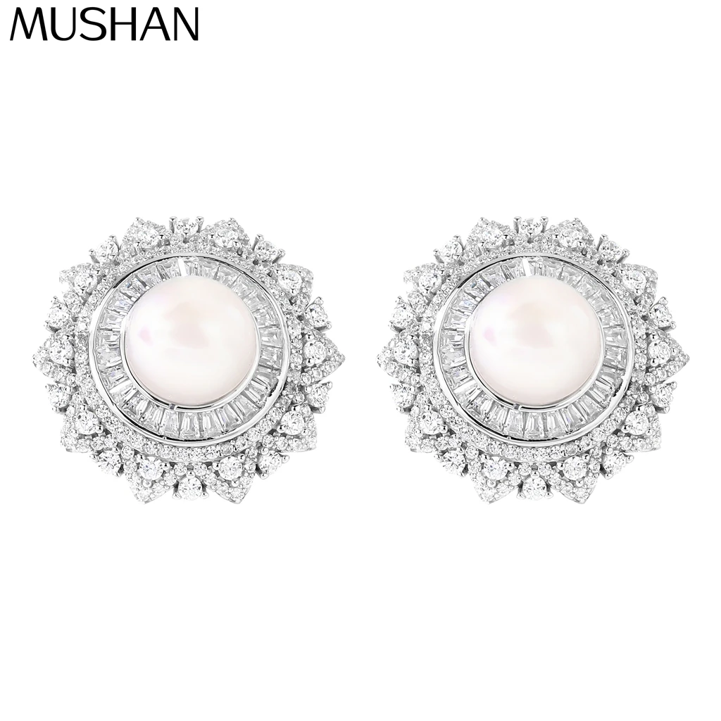 MuShan Jewelry 925 Sterling Silver Earring Designer High Carbon Diamond HCD Gemstones Deco 925 Sterling Silver Studs Accessories
MuShan Jewelry 925 Sterling Silver Earring Designer High Carbon Diamond HCD Gemstones Deco 925 Sterling Silver Studs Accessories