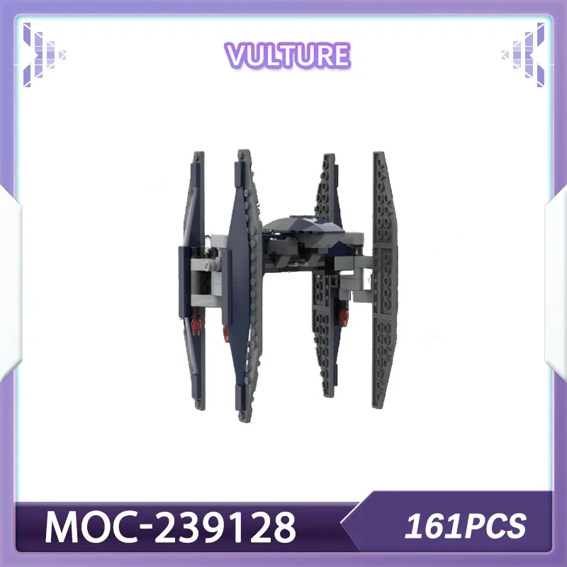 Набор строительных блоков Стервятник робот военный корабль MOC-239128 космическая война Научная фантастика военная модель космического корабля Рождественский подарок
Набор строительных блоков Стервятник робот военный корабль MOC-239128 космическая война Научная фантастика военная модель космического корабля Рождественский подарок