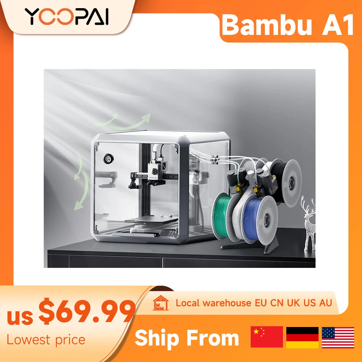 Мини-3D-принтер Bambu A1/A1, акриловый корпус, 3D-принтер YOOPAI, акриловая крышка 360° ° Прозрачный акриловый корпус со светодиодной подсветкой
Мини-3D-принтер Bambu A1/A1, акриловый корпус, 3D-принтер YOOPAI, акриловая крышка 360° ° Прозрачный акриловый корпус со светодиодной подсветкой