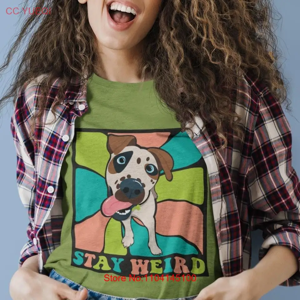 Футболка с забавной собакой Stay Weird Mom Lover Cute Pet Parent Silly Fun с длинными или короткими рукавами
Футболка с забавной собакой Stay Weird Mom Lover Cute Pet Parent Silly Fun с длинными или короткими рукавами