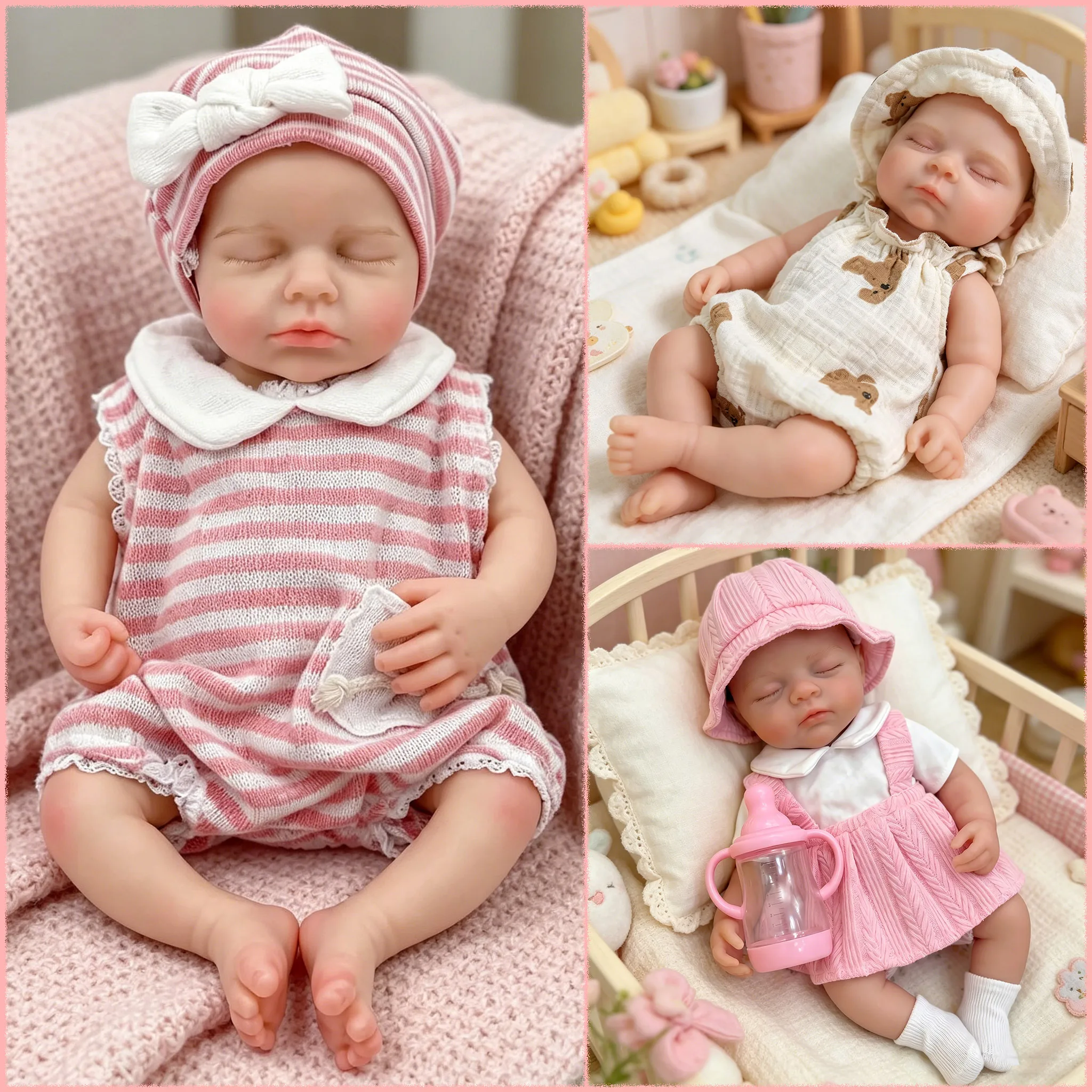 12inch Peaches/Irys/Loulou Reborn Solid Silicone Doll 3D Skin Version Elastic Strechable Collectible Art Doll
12inch Peaches/Irys/Loulou Reborn Solid Silicone Doll 3D Skin Version Elastic Strechable Collectible Art Doll