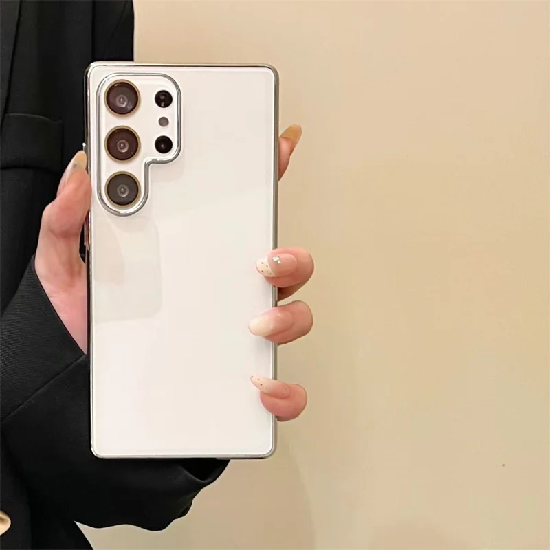 Luxury Tempered Glass Glossy Phone Case For Samsung Galaxy S23 S24 S25 S26 Ultra FE Candy Color Hard Shockproof protecti Cover
Luxury Tempered Glass Glossy Phone Case For Samsung Galaxy S23 S24 S25 S26 Ultra FE Candy Color Hard Shockproof protecti Cover