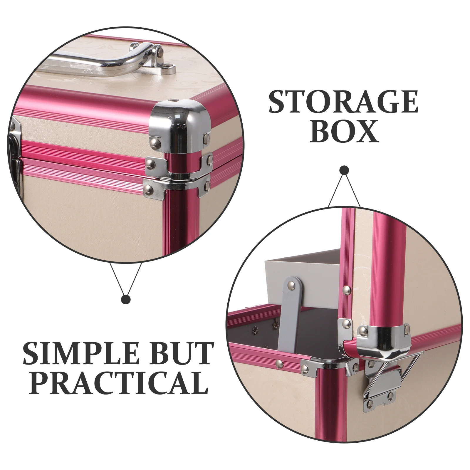 Metal Tool Box Layered Aluminum Alloy Organizer Storage Box Portable Hard Case for Tools Cosmetics Tools Container Heavy Duty
Metal Tool Box Layered Aluminum Alloy Organizer Storage Box Portable Hard Case for Tools Cosmetics Tools Container Heavy Duty