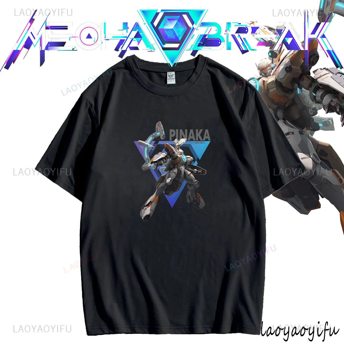 Новые футболки Play for Free Game Mecha BREAK Trend Cool Mecha PINAKA Топы с принтом и графическим принтом Хлопковая мужская футболка Уличная одежда 
Новые футболки Play for Free Game Mecha BREAK Trend Cool Mecha PINAKA Топы с принтом и графическим принтом Хлопковая мужская футболка Уличная одежда
