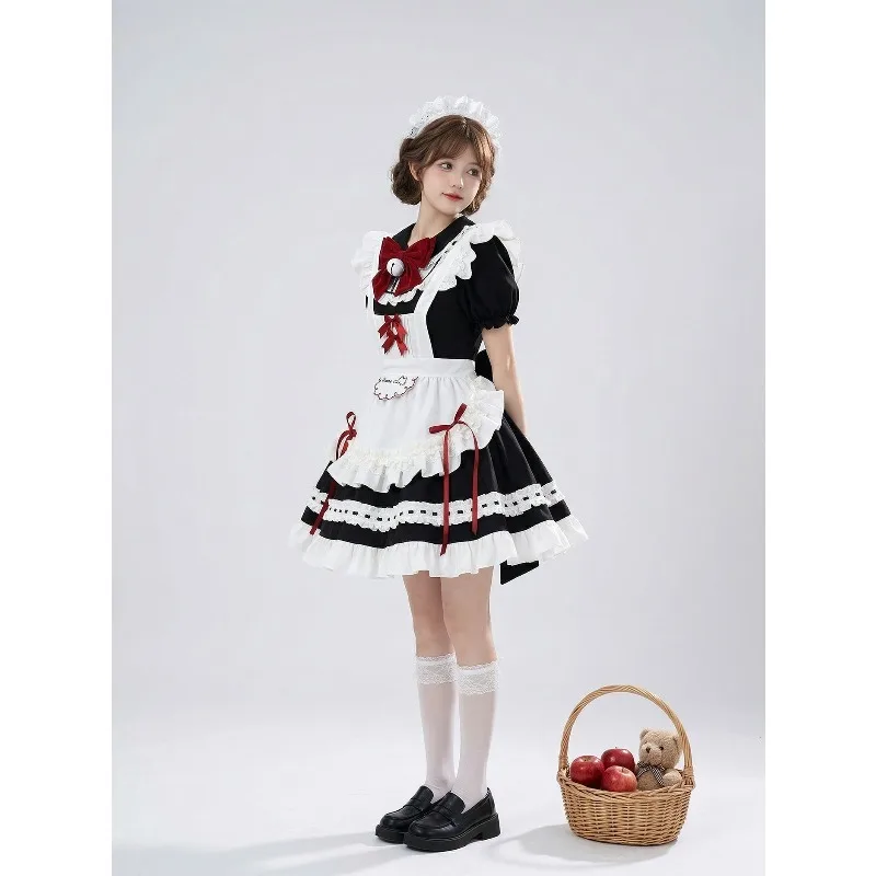 2026LolitaMaidCosplayCostumeCoffeeServant Dress Black Lolita with ApronShortSleevd WearCarnival Comic-Con Dress Cospa Cute
2026LolitaMaidCosplayCostumeCoffeeServant Dress Black Lolita with ApronShortSleevd WearCarnival Comic-Con Dress Cospa Cute