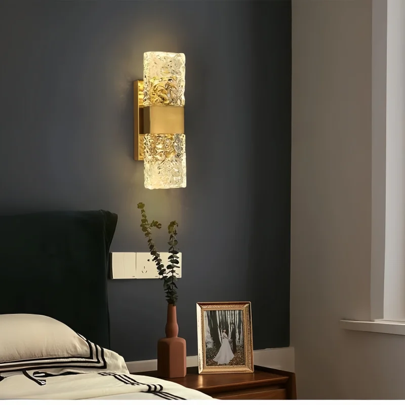 2026 Postmodern Glass Light Luxury Crystal Wall Lamp Living Room Background Wall Aisle Staircase Lamp Simple Bedroom Bedside Lam
2026 Postmodern Glass Light Luxury Crystal Wall Lamp Living Room Background Wall Aisle Staircase Lamp Simple Bedroom Bedside Lam