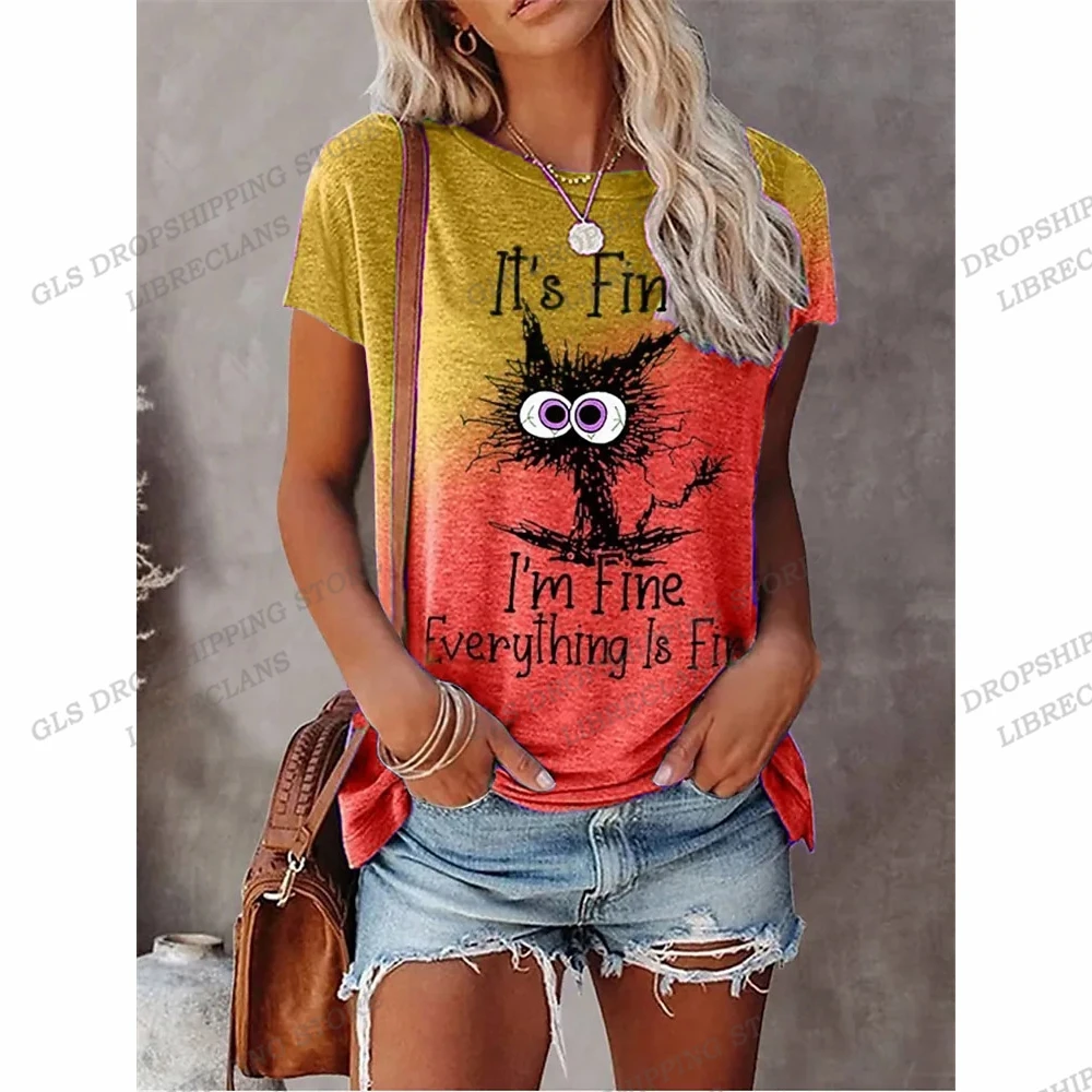 Women's T-shirts Letter 3d Print T-shirt Women Fashion Short Sleeve Tops Tees Harajuku Casual Tee Shirts Loose Camisetas Animal
Women's T-shirts Letter 3d Print T-shirt Women Fashion Short Sleeve Tops Tees Harajuku Casual Tee Shirts Loose Camisetas Animal