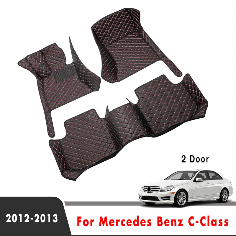 Car Floor Mats For Mercedes Benz C-Class Sedan 2 Door 2013 2012 Artificial Leather Carpets Foot Pads Custom Interior Accessories
Car Floor Mats For Mercedes Benz C-Class Sedan 2 Door 2013 2012 Artificial Leather Carpets Foot Pads Custom Interior Accessories