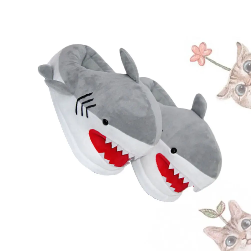 1 Pair Shark Head Slippers Cute Cartoon Winter Home Shoes For Kids Cotton Warm Floor Slipper Lightweight Comfy Indoor Soft
1 Pair Shark Head Slippers Cute Cartoon Winter Home Shoes For Kids Cotton Warm Floor Slipper Lightweight Comfy Indoor Soft