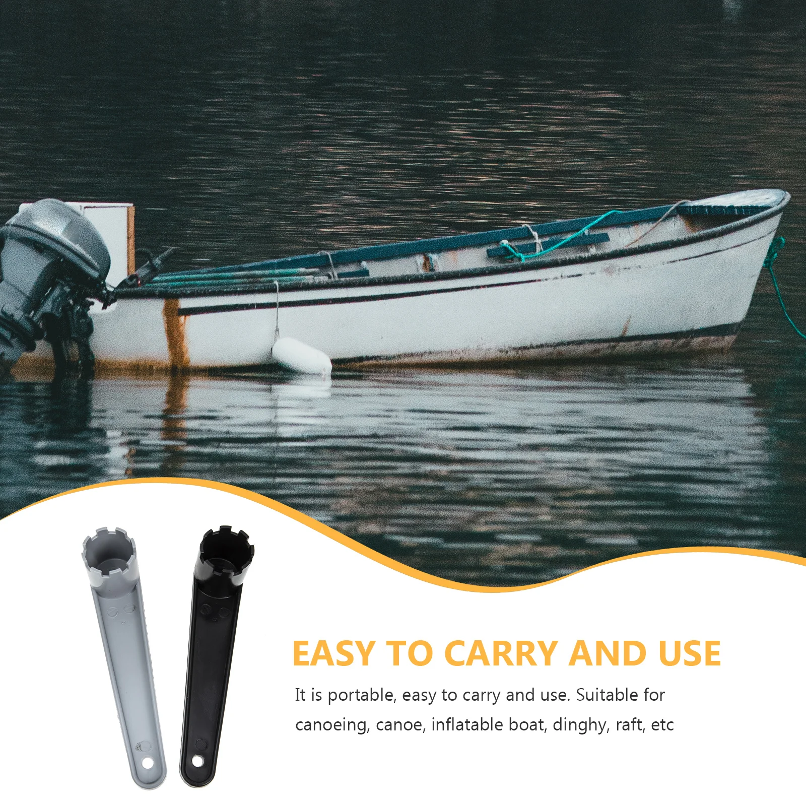 2pcs Valve Wrench TPU Wear-resistant Professional Kayak Fishing Boat Lightweight Compact Size Durable Smooth Excellent Repair
2pcs Valve Wrench TPU Wear-resistant Professional Kayak Fishing Boat Lightweight Compact Size Durable Smooth Excellent Repair