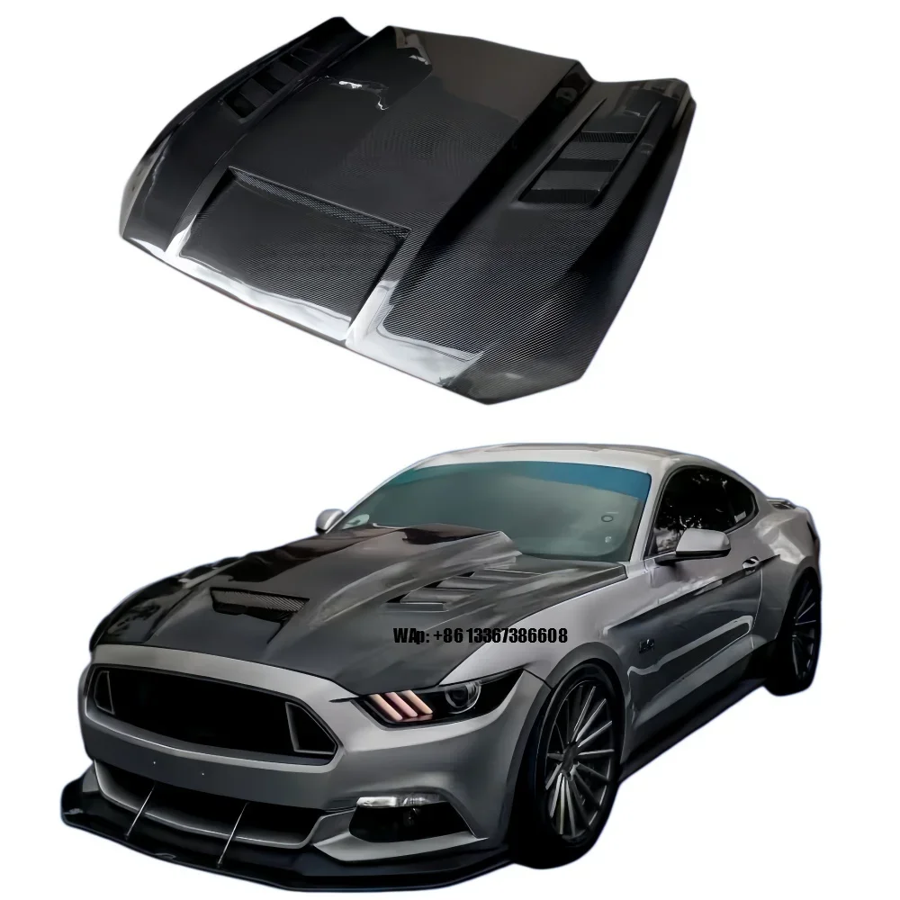 High Quality Carbon Fiber Hood Lightweight Cooling Vented for 2015-2017
High Quality Carbon Fiber Hood Lightweight Cooling Vented for 2015-2017