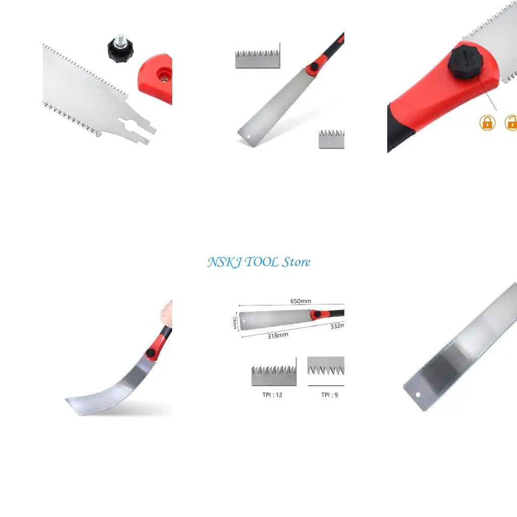 L8RC Woodworking Double Sides SK5 Steel Hand Tenon Fine Tooth with TPR Handle for Gardening Outdoor
L8RC Woodworking Double Sides SK5 Steel Hand Tenon Fine Tooth with TPR Handle for Gardening Outdoor