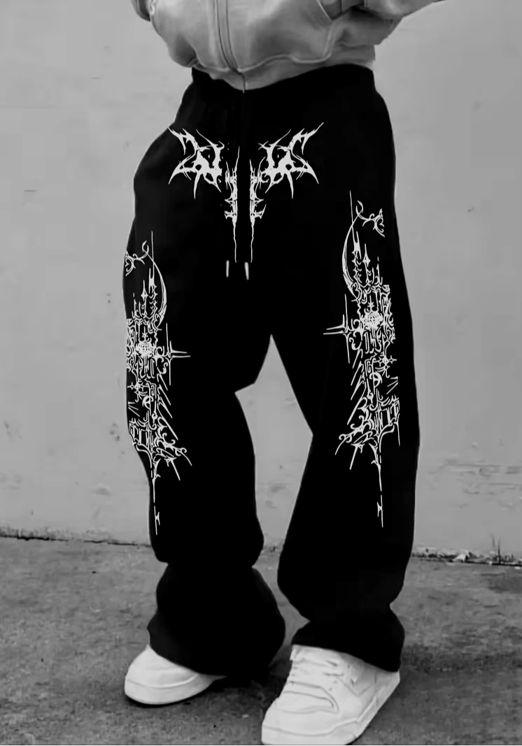 Готические панк-хип-хоп мужские повседневные широкие брюки свободные осенне-зимние спортивные прямые брюки брюки для бега спортивные штаны унисекс
Готические панк-хип-хоп мужские повседневные широкие брюки свободные осенне-зимние спортивные прямые брюки брюки для бега спортивные штаны унисекс