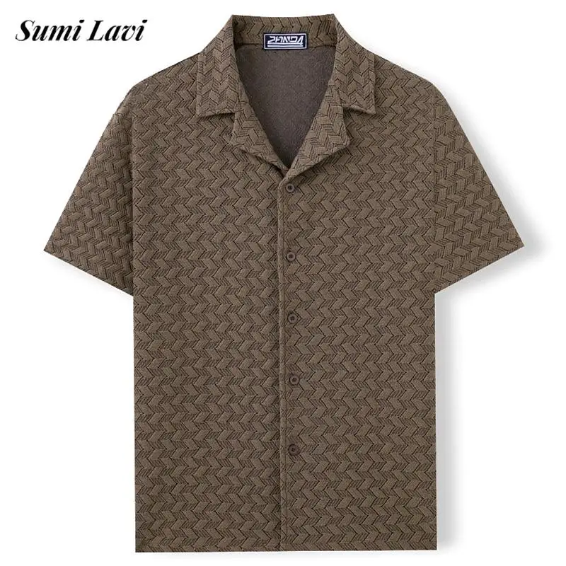 2025 Summer Fashion Hollow Out Shirt Cardigan Mens Vintage Turn-down Collar Button Knitted Shirts For Men New Casual Knit Shirts
2025 Summer Fashion Hollow Out Shirt Cardigan Mens Vintage Turn-down Collar Button Knitted Shirts For Men New Casual Knit Shirts