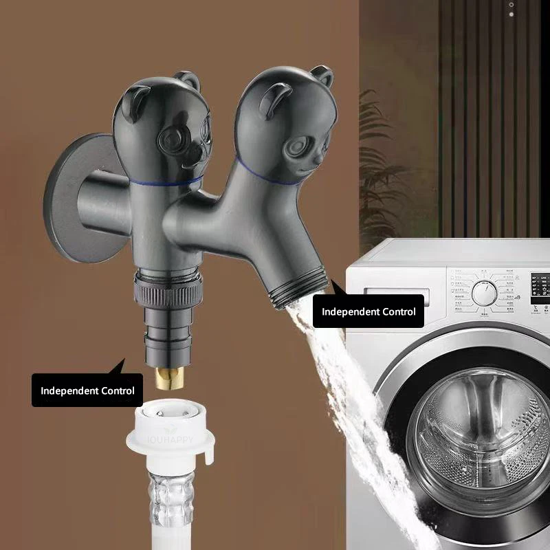 Wall Mounted Dual Outlet Faucet Single Cold Washing Machine Faucet Outdoor Water Tap Garden Basin Faucet Home Accessories
Wall Mounted Dual Outlet Faucet Single Cold Washing Machine Faucet Outdoor Water Tap Garden Basin Faucet Home Accessories